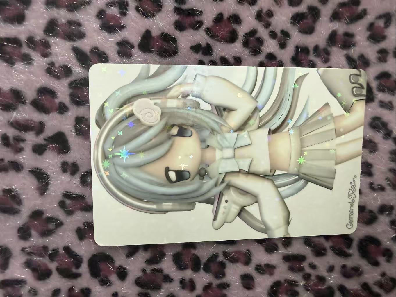 Cool Cyber Style Girl Photocard - Image 1