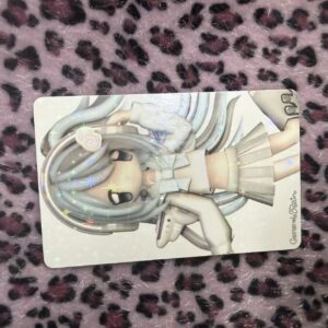 Cool Cyber Style Girl Photocard - Image 2