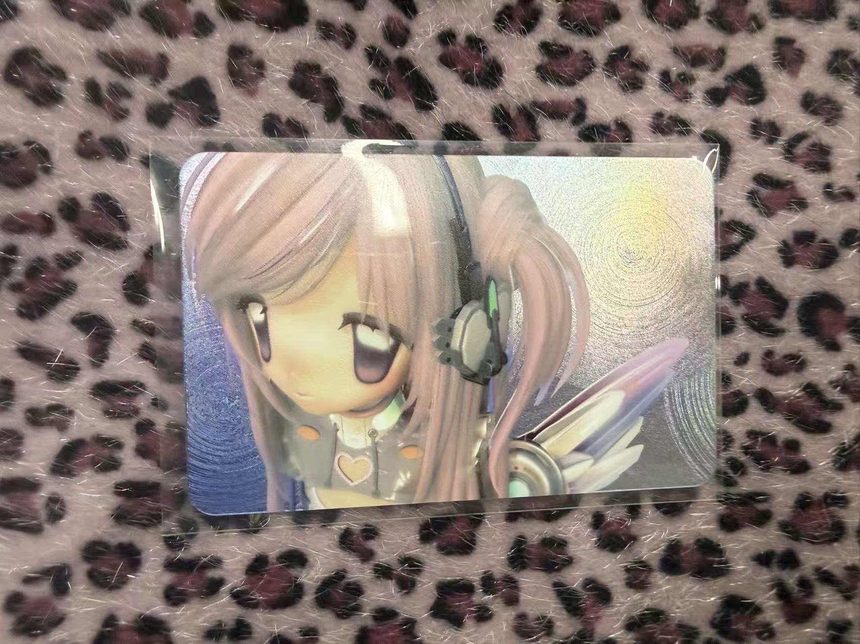 Cyber style girl photocard - Image 2